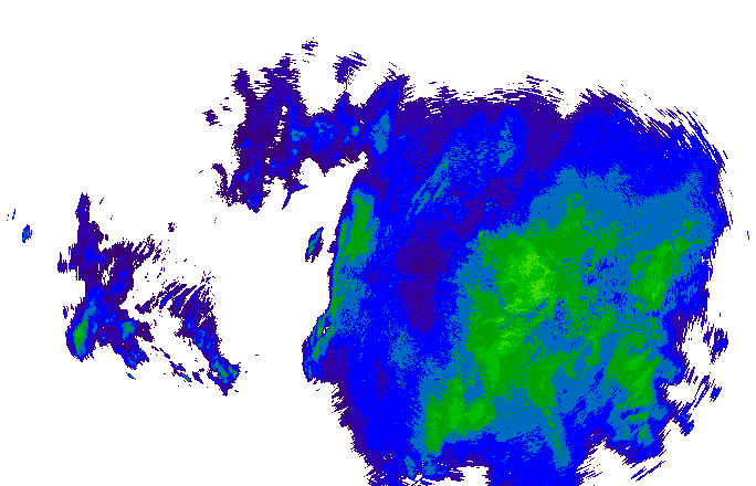 Meteoradar - aktuální srážky 2025-11-25 19:00:00