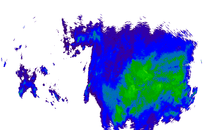 Meteoradar - aktuální srážky 2025-11-25 19:45:00