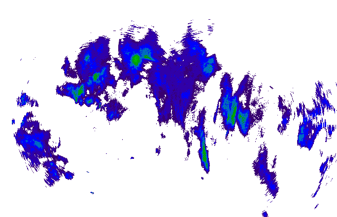 Meteoradar - aktuální srážky 2025-11-26 00:45:00