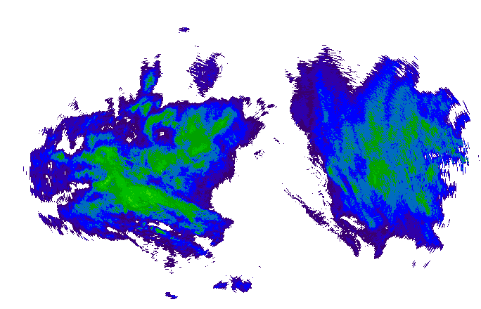 Meteoradar - aktuální srážky 2025-11-26 12:15:00