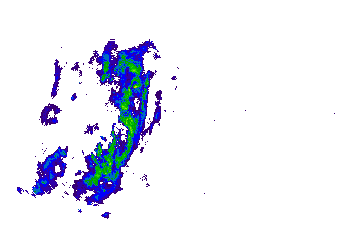 Meteoradar - aktuální srážky 2025-11-30 23:00:00
