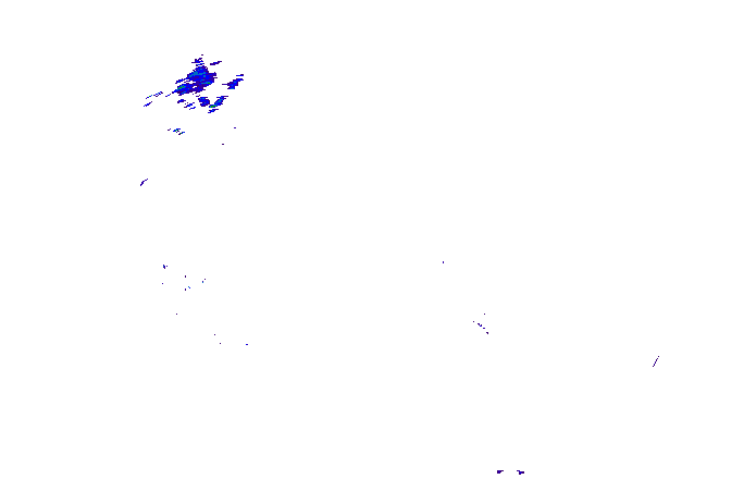 Meteoradar - aktuální srážky 2025-12-03 02:45:00