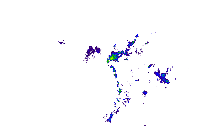 Meteoradar - aktuální srážky 2025-12-03 12:00:00