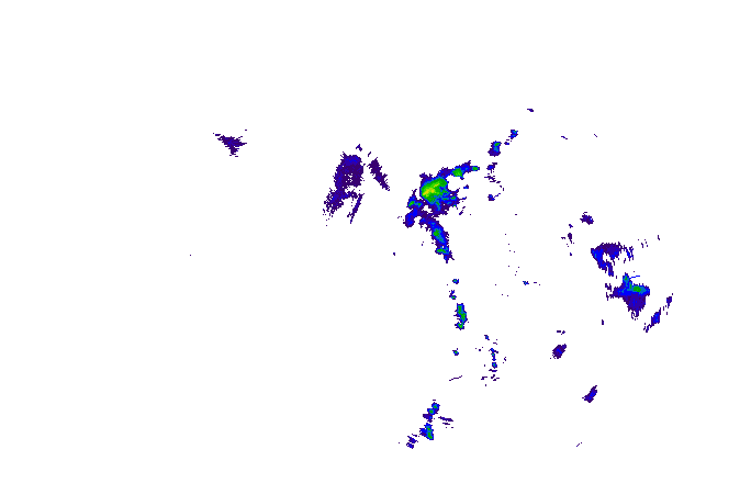 Meteoradar - aktuální srážky 2025-12-03 12:45:00