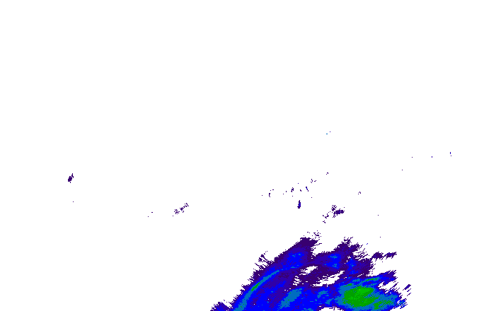 Meteoradar - aktuální srážky 2025-12-04 19:15:00