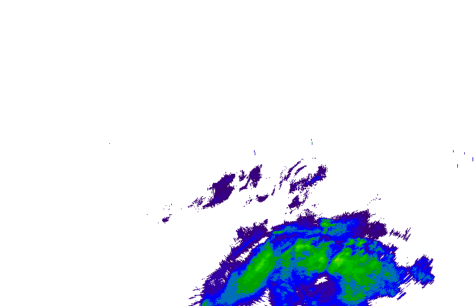 Meteoradar - aktuální srážky 2025-12-04 20:15:00