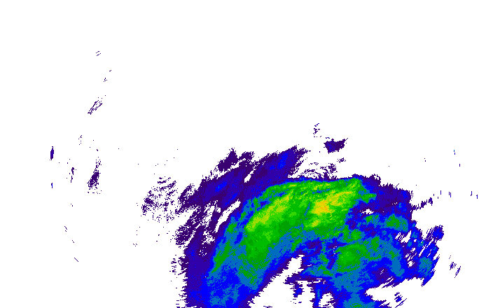Meteoradar - aktuální srážky 2025-12-04 21:45:00