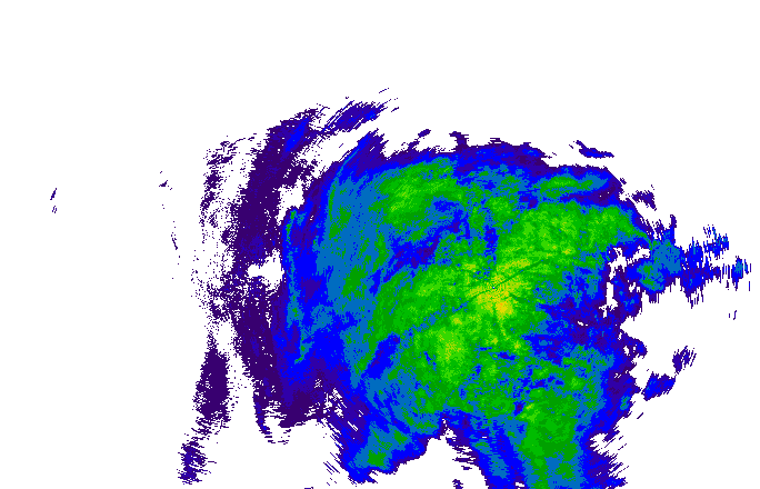 Meteoradar - aktuální srážky 2025-12-05 00:45:00