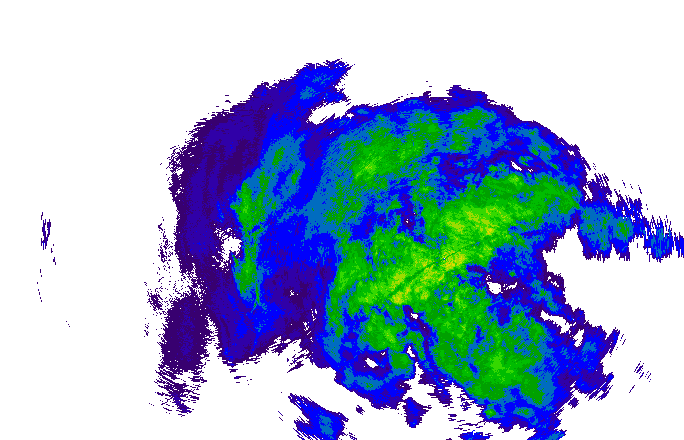 Meteoradar - aktuální srážky 2025-12-05 01:45:00
