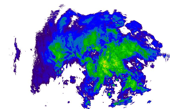 Meteoradar - aktuální srážky 2025-12-05 03:15:00