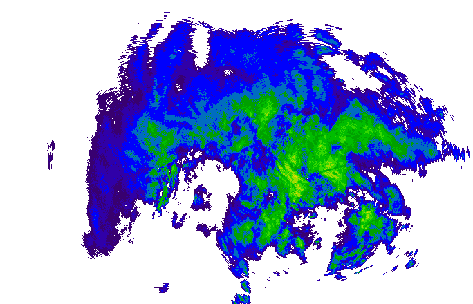 Meteoradar - aktuální srážky 2025-12-05 03:45:00