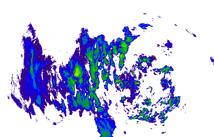 Meteoradar - aktuální srážky 2025-12-05 07:45:00