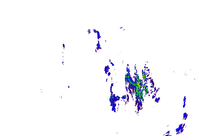 Meteoradar - aktuální srážky 2025-12-05 14:15:00