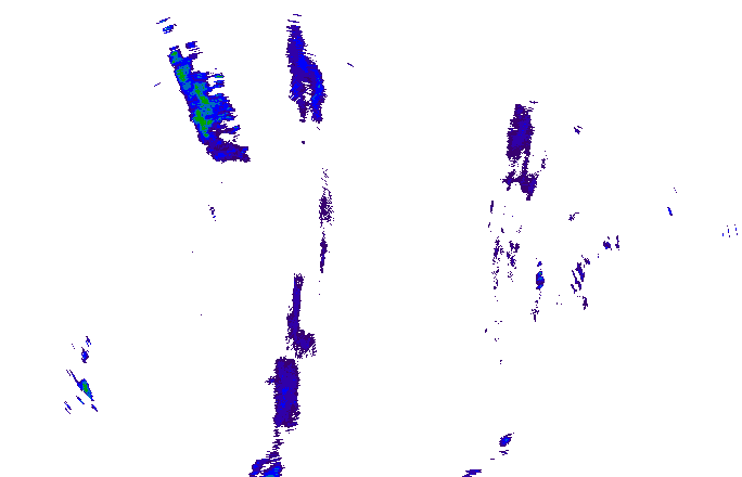 Meteoradar - aktuální srážky 2025-12-06 14:15:00