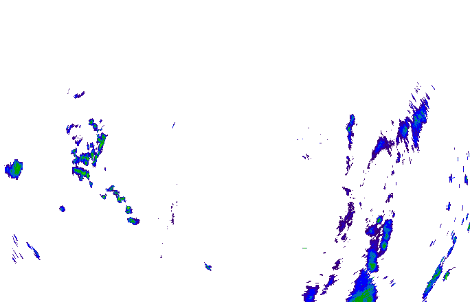 Meteoradar - aktuální srážky 2025-12-06 22:45:00