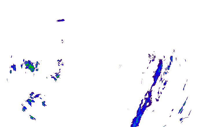 Meteoradar - aktuální srážky 2025-12-07 00:45:00