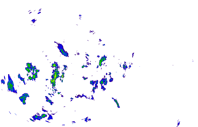 Meteoradar - aktuální srážky 2025-12-07 09:15:00