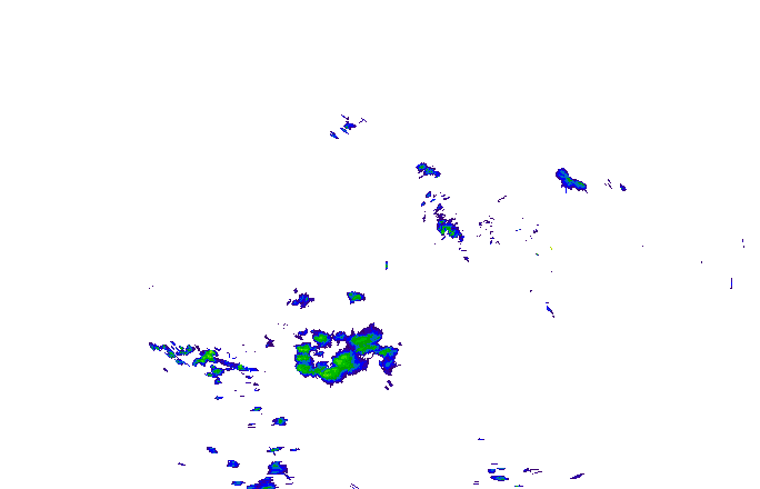 Meteoradar - aktuální srážky 2025-12-07 15:00:00