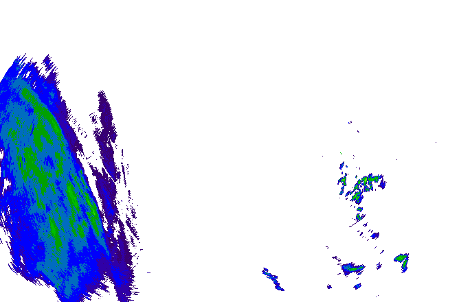 Meteoradar - aktuální srážky 2025-12-07 21:45:00