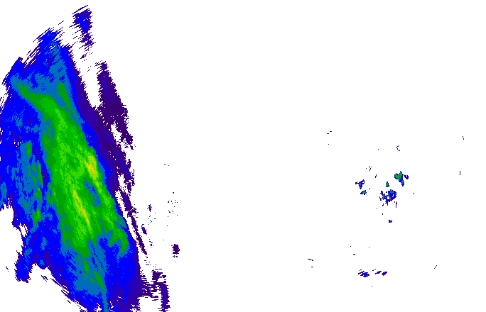Meteoradar - aktuální srážky 2025-12-07 22:45:00