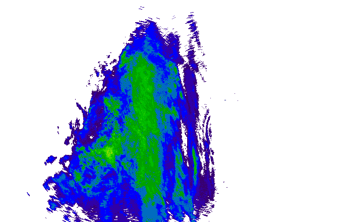 Meteoradar - aktuální srážky 2025-12-08 04:15:00