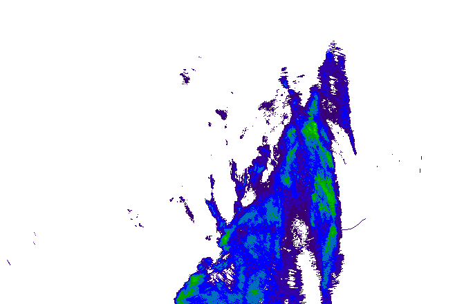 Meteoradar - aktuální srážky 2025-12-08 06:45:00