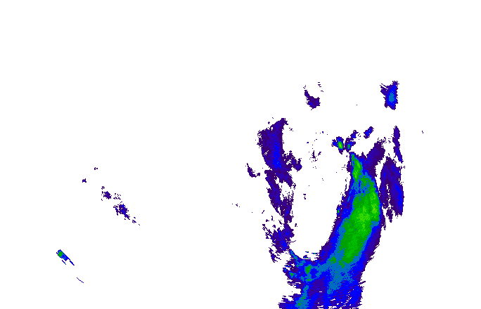 Meteoradar - aktuální srážky 2025-12-08 08:45:00