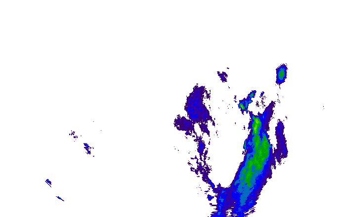 Meteoradar - aktuální srážky 2025-12-08 09:00:00