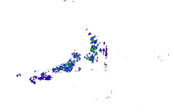 Meteoradar - aktuální srážky 2025-12-08 18:30:00