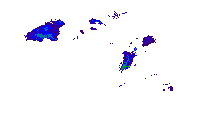 Meteoradar - aktuální srážky 2025-12-09 03:45:00