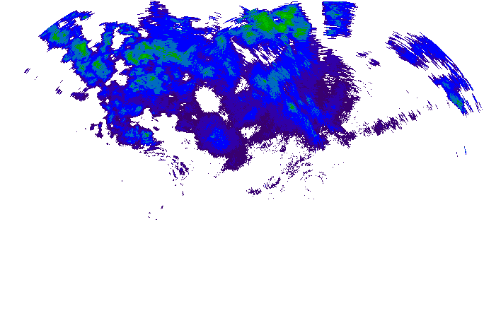 Meteoradar - aktuální srážky 2025-12-09 16:45:00
