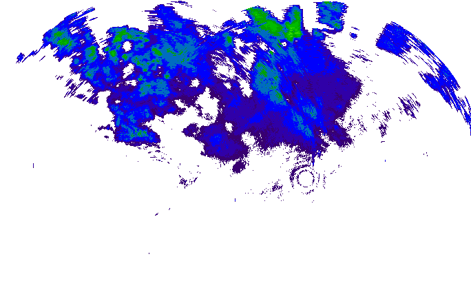 Meteoradar - aktuální srážky 2025-12-09 17:00:00