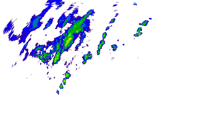 Meteoradar - aktuální srážky 2025-12-10 23:00:00
