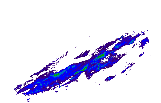 Meteoradar - aktuální srážky 2025-12-11 08:45:00