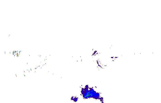 Meteoradar - aktuální srážky 2025-12-16 08:45:00