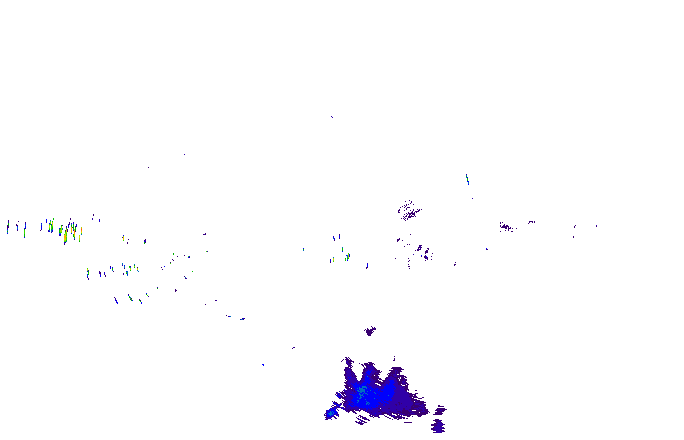 Meteoradar - aktuální srážky 2025-12-16 09:00:00