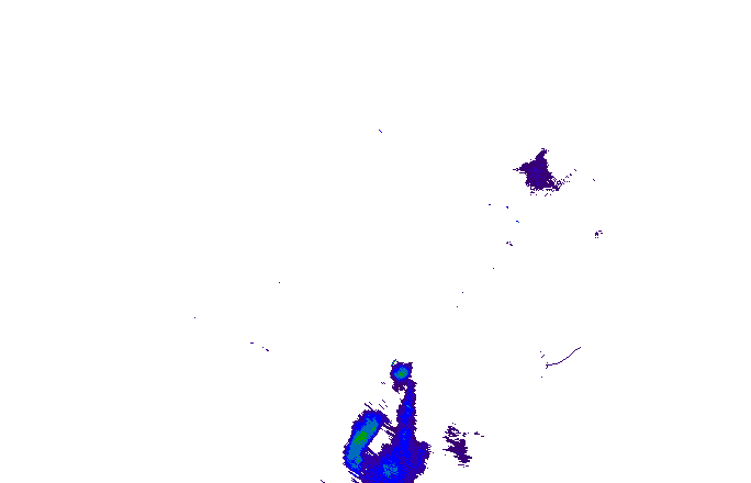 Meteoradar - aktuální srážky 2025-12-17 00:30:00