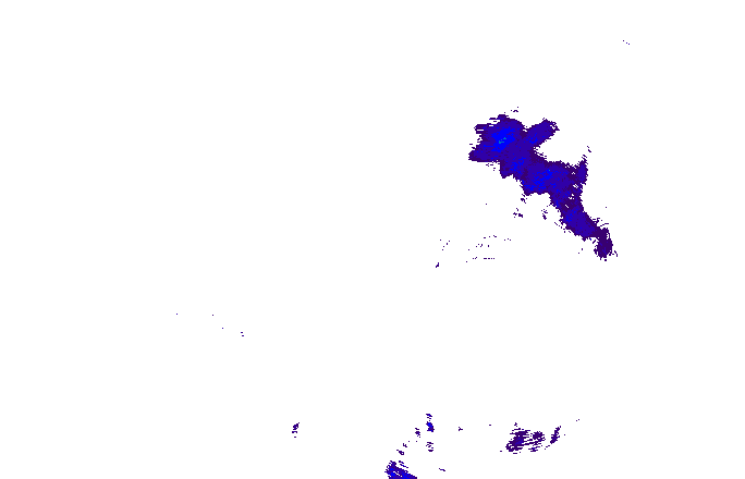 Meteoradar - aktuální srážky 2025-12-17 02:30:00