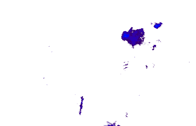 Meteoradar - aktuální srážky 2025-12-17 03:45:00